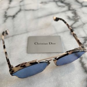 Christian Dior 'Abstract' Mirrored Sunglasses